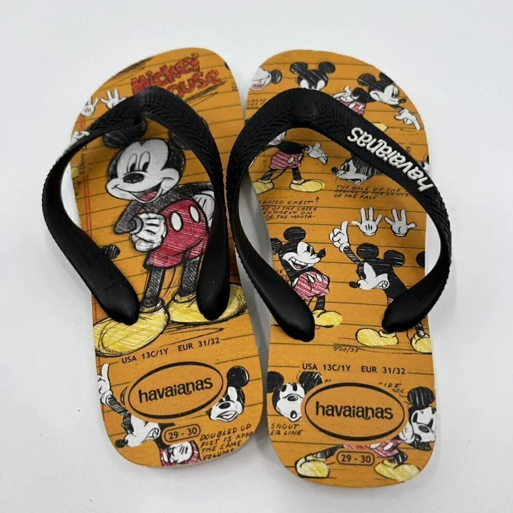 Havaianas Disney Mickey Mouse Flip Flops